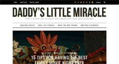 Desktop Screenshot of daddyslittlemiracle.com